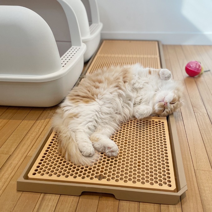 요기펫 고양이 화장실 사막화방지 모래매트 대형 발판 | 내가 선택하는 &#039;나&#039;다움, 펄킨